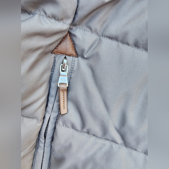 Ralph Lauren Black Label Faux Fur Trim Puffer 60% Down Coat Jacket Womens XL - Picture 4 of 16